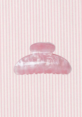 Kẹp tóc Resin Hồng